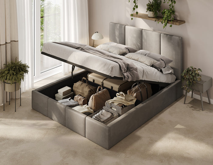 Polsterbett Veluna Lift T06 W3 Grau