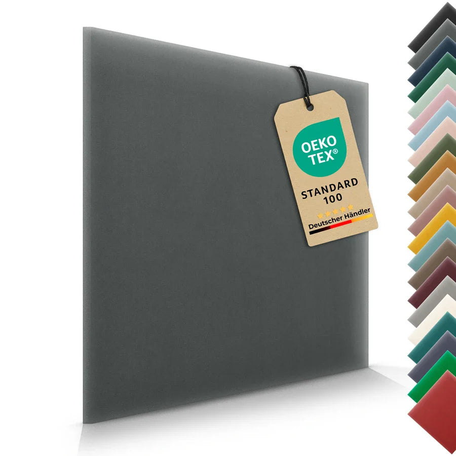 Wandkissen Quadrat | Anthrazit M02 Samt