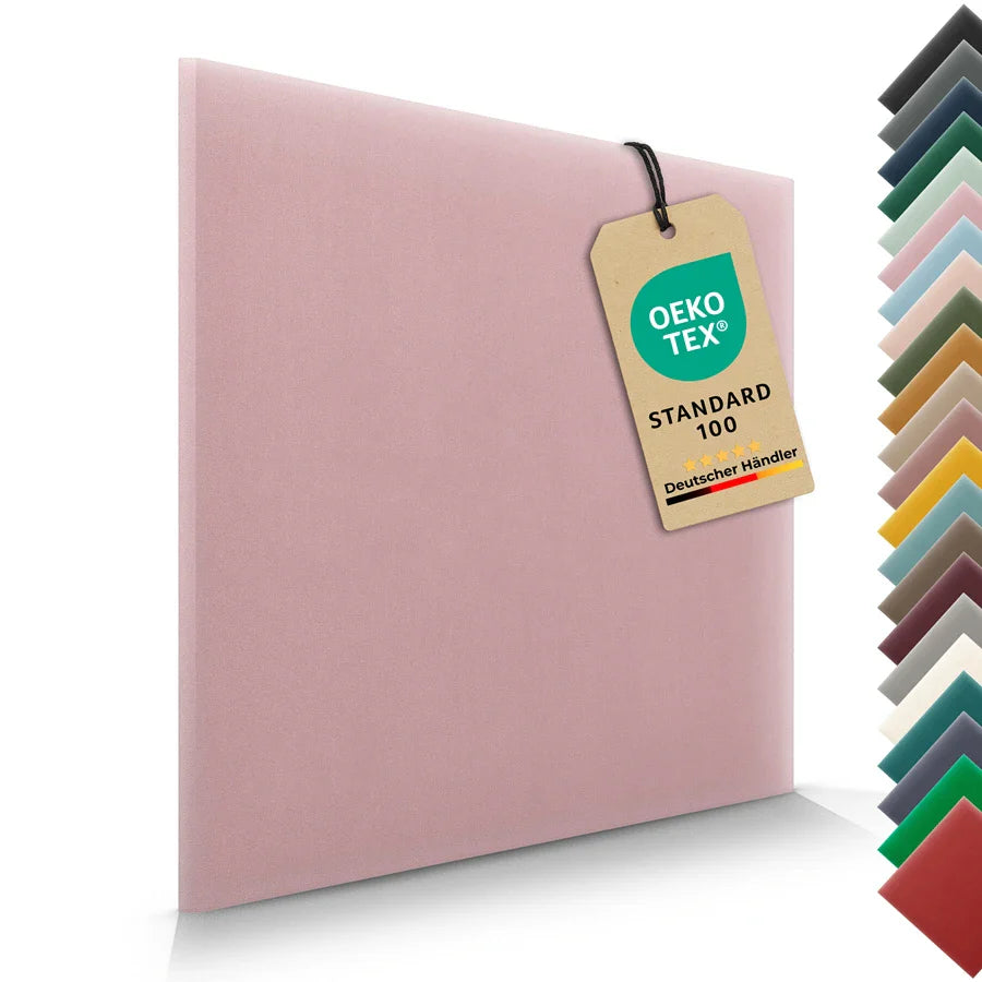 Wandkissen Quadrat | Rosa M08 Samt