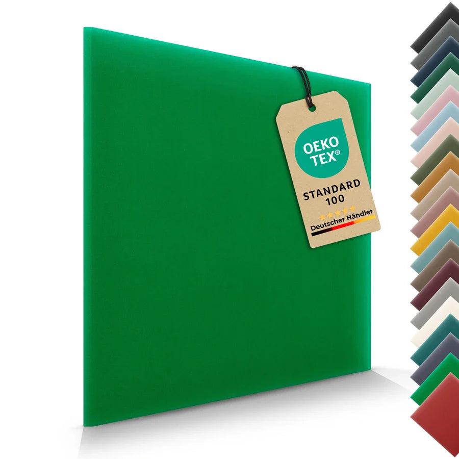 Wandkissen Quadrat | Hellgrün M21 Samt