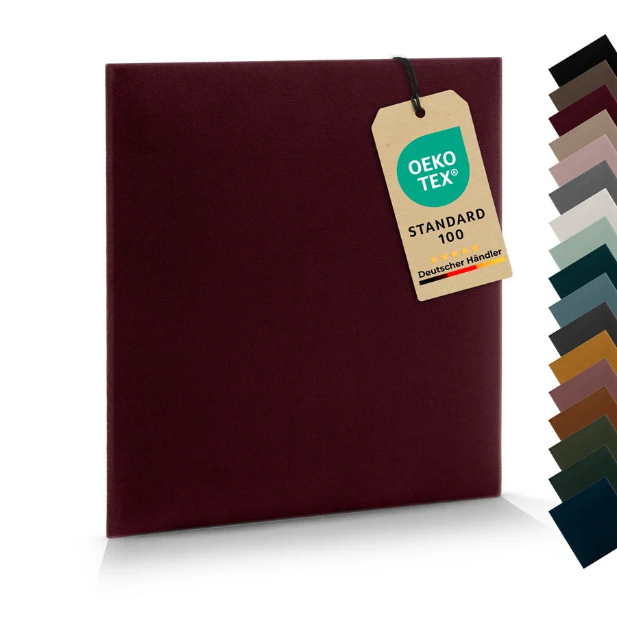 Wandkissen Quadrat | Bordeaux T03 Velours