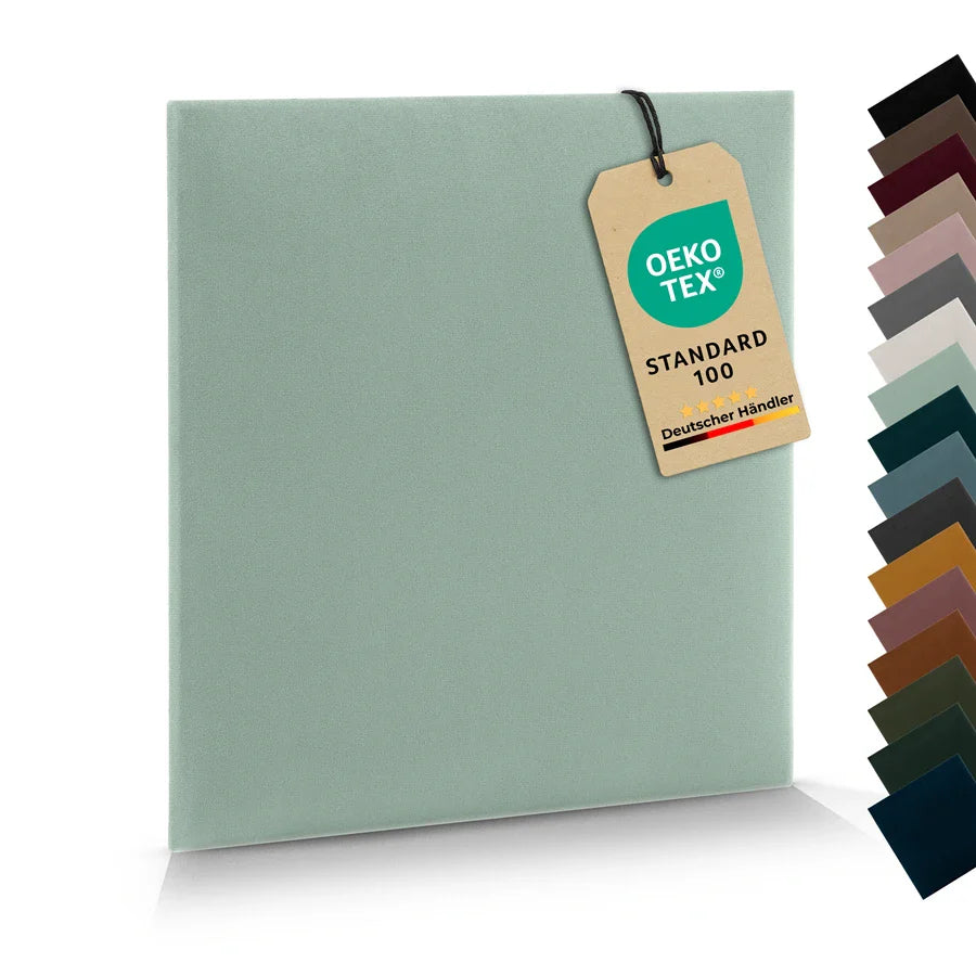 Wandkissen Quadrat | Mintgrün T08 Velours