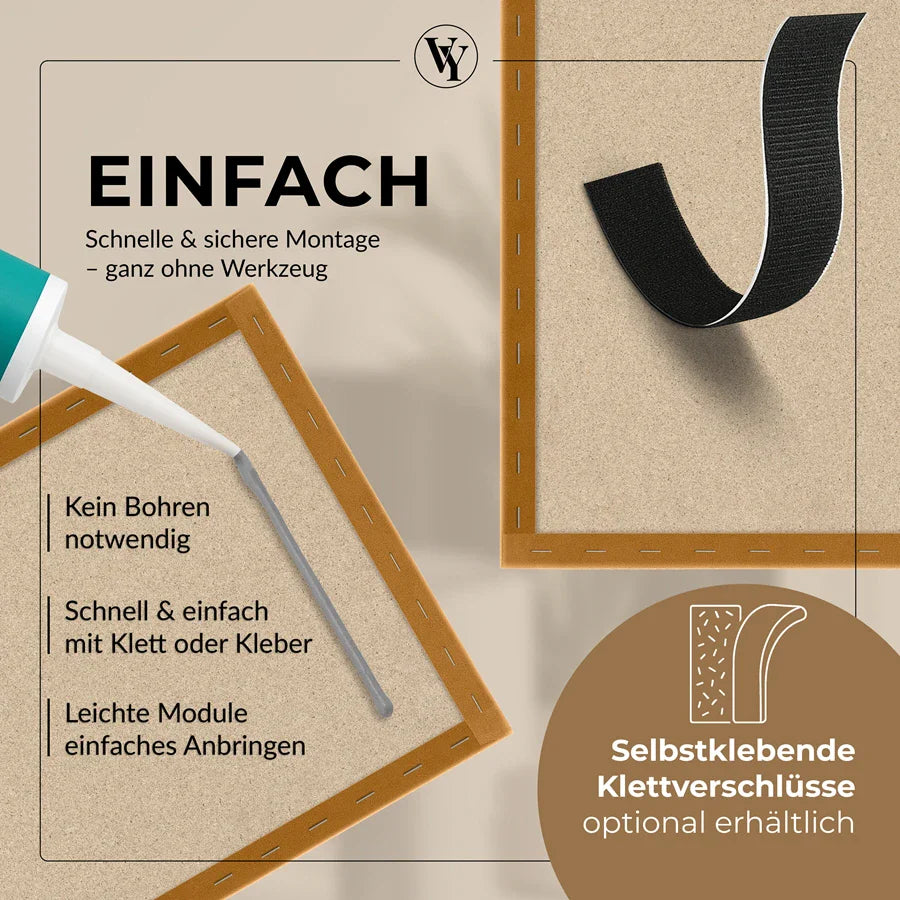 Wandkissen Quadrat | Ockergelb T18 Velours