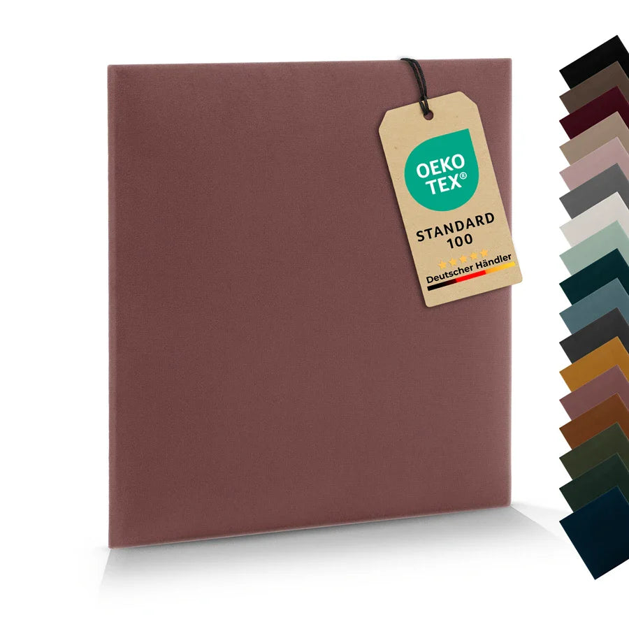 Wandkissen Quadrat | Altrosa T23 Velours