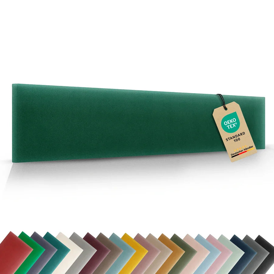 Wandkissen Rechteck | Dunkelgrün M04 Samt