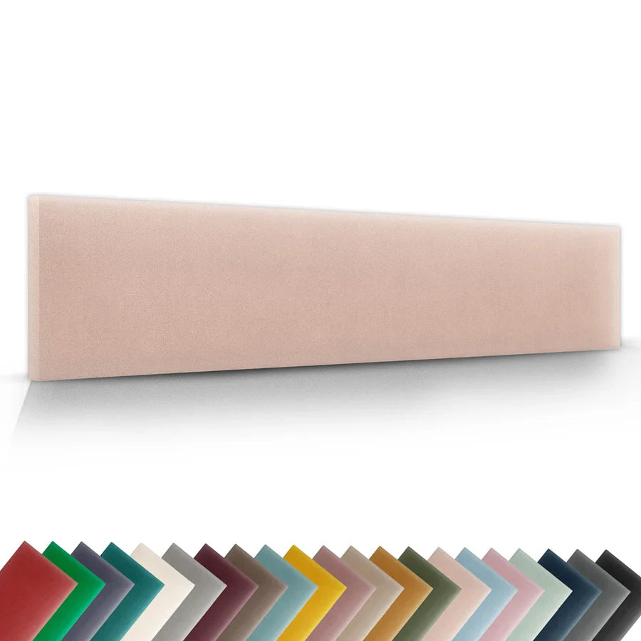 Wandkissen Rechteck | Hellrosa M06 Samt