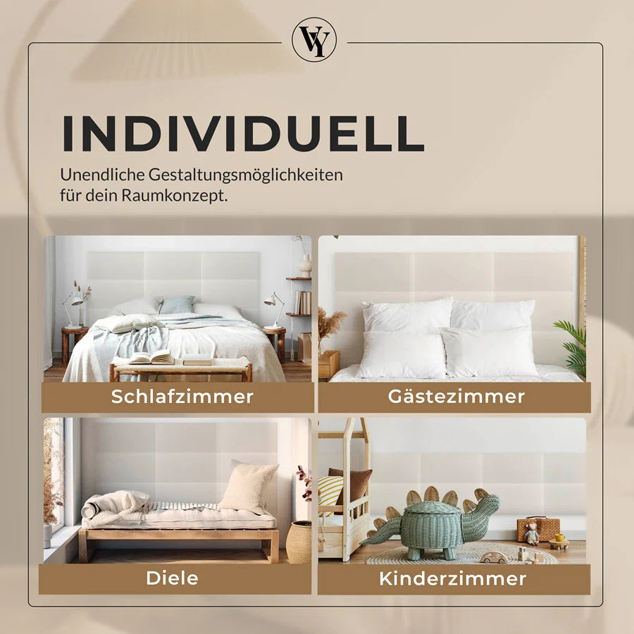 Wandkissen Rechteck | Ecru S04 Öko-Leder