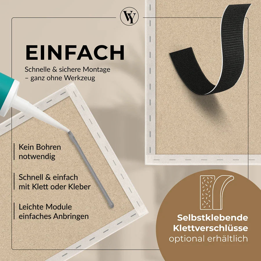 Wandkissen Rechteck | Ecru T07 Velours