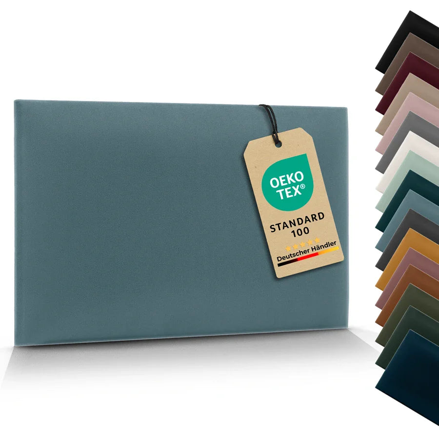 Wandkissen Rechteck | Petrolblau T13 Velours