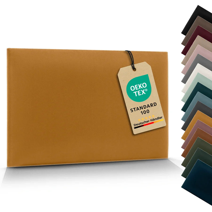 Wandkissen Rechteck | Ockergelb T18 Velours