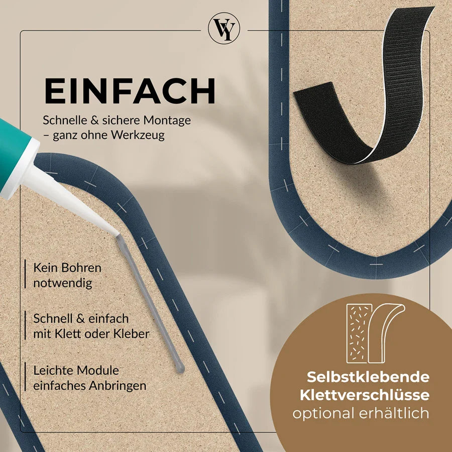 Wandkissen Rundbogen | Dunkelblau M03 Samt