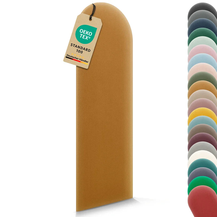 Wandkissen Rundbogen | Kurkuma M10 Samt