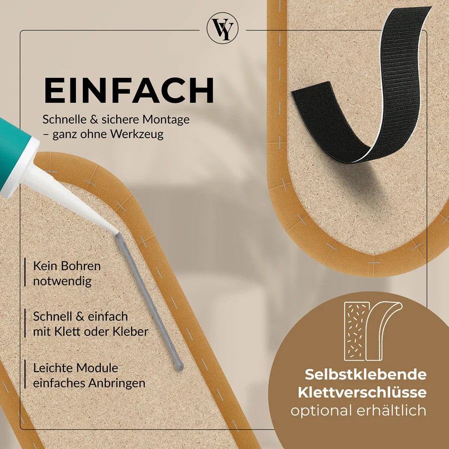 Wandkissen Rundbogen | Kurkuma M10 Samt