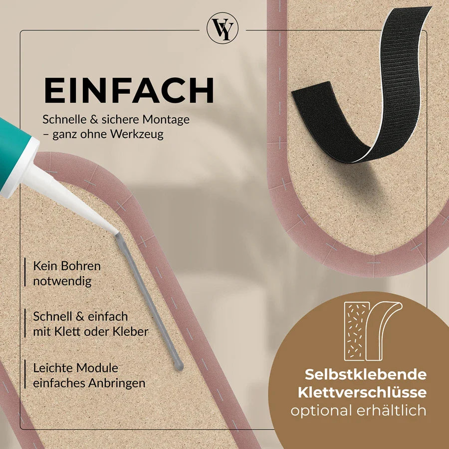 Wandkissen Rundbogen | Altrosa M12 Samt