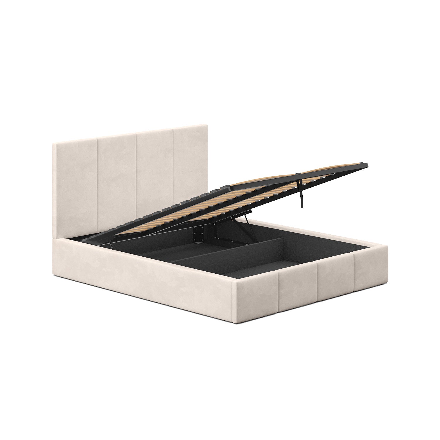 Polsterbett Veluna Lift T07 W3 Cremig
