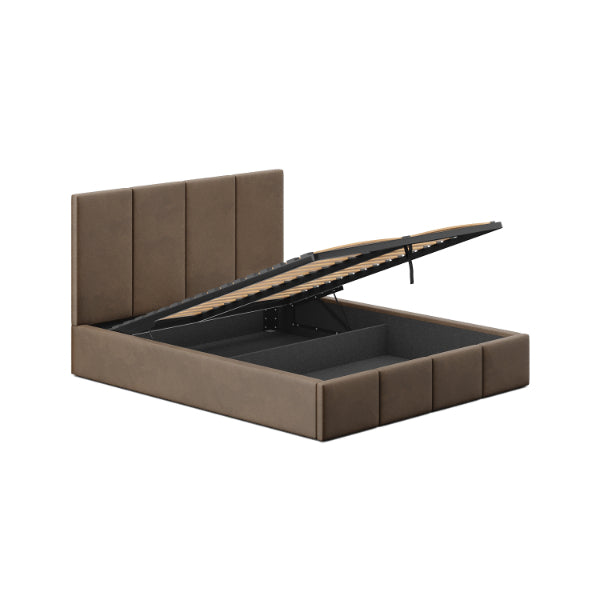 Polsterbett Veluna Lift T02 W3 Braun