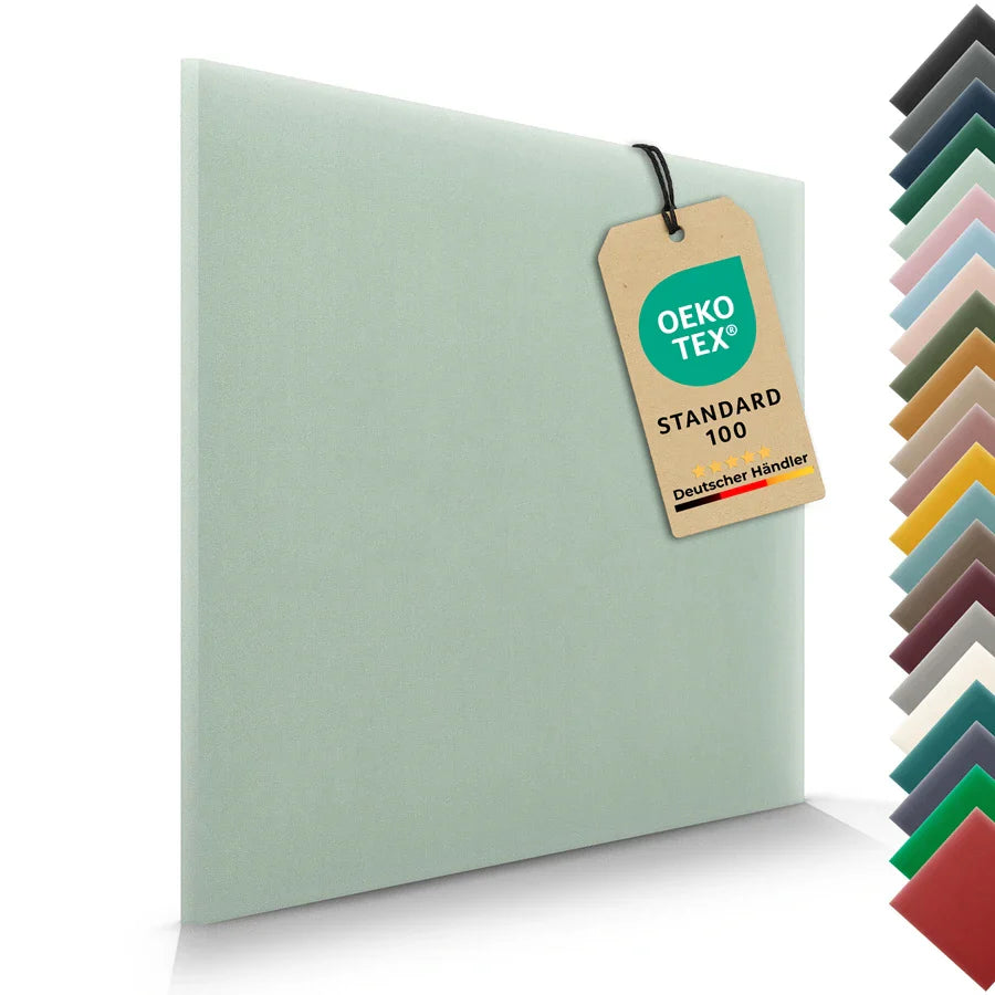 Wandkissen Quadrat | Mintgrün M05 Samt