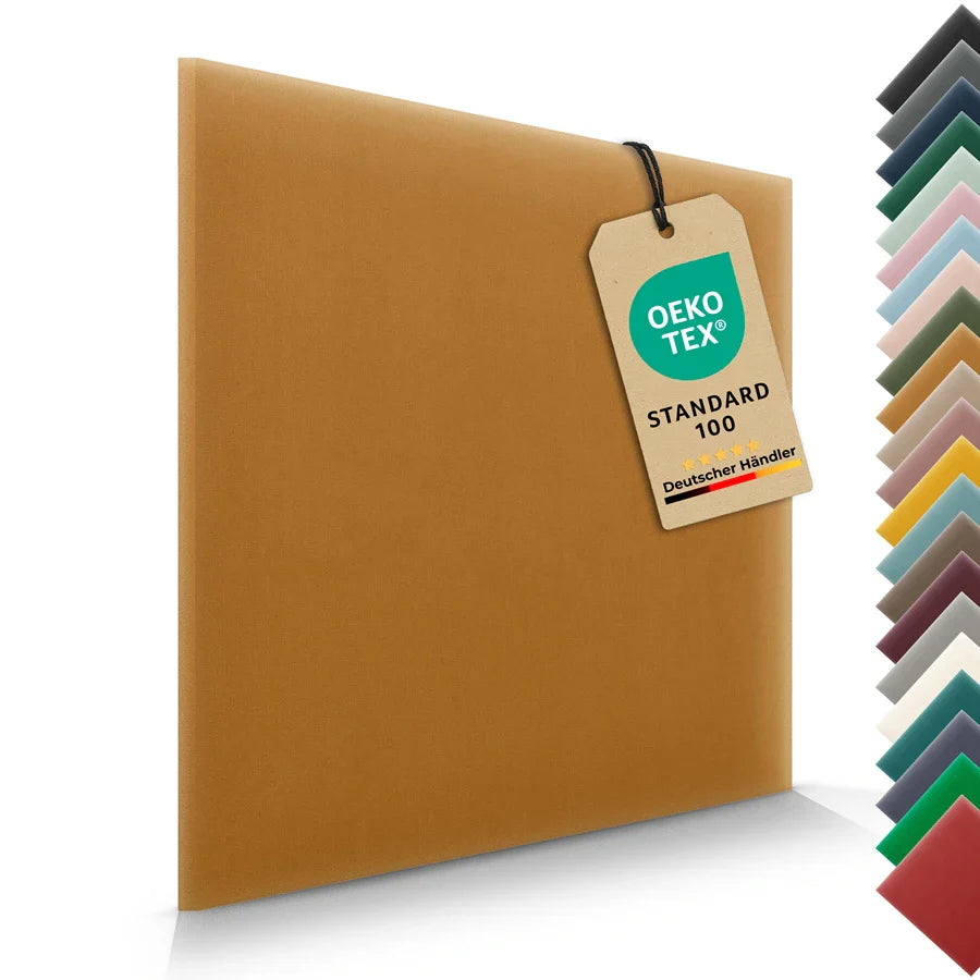 Wandkissen Quadrat | Kurkuma M10 Samt