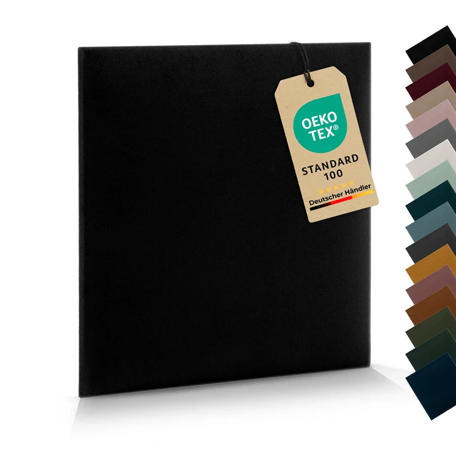 Wandkissen Quadrat | Schwarz T01 Velours