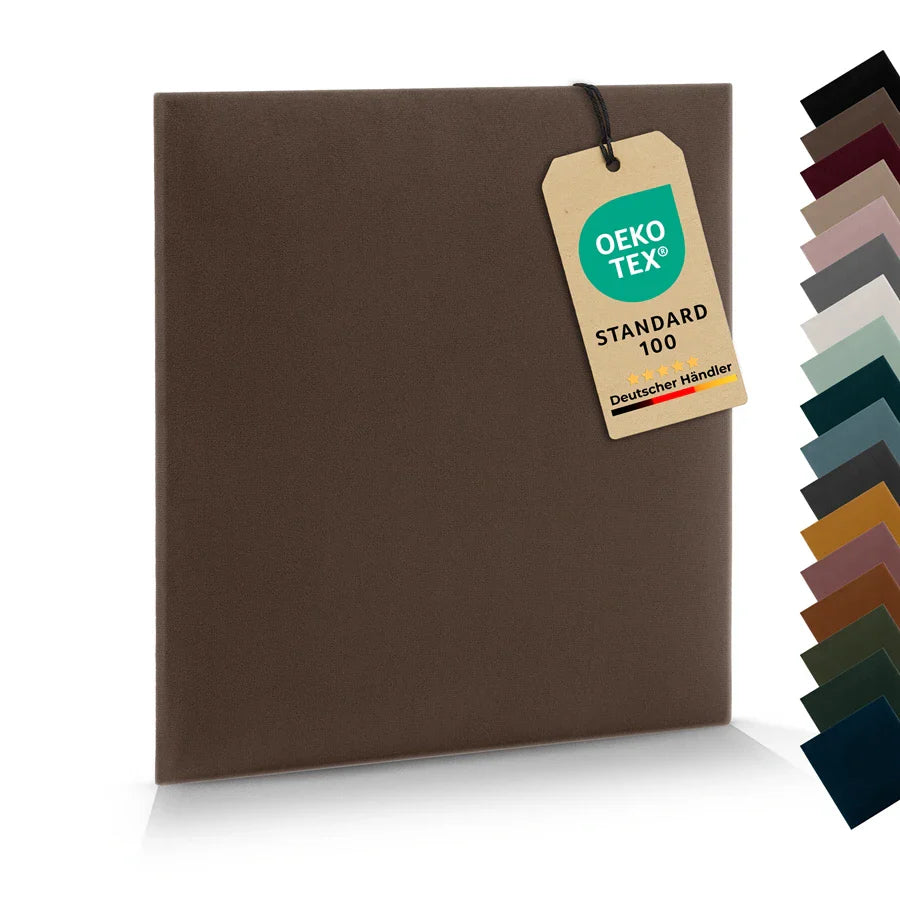 Wandkissen Quadrat | Braun T02 Velours