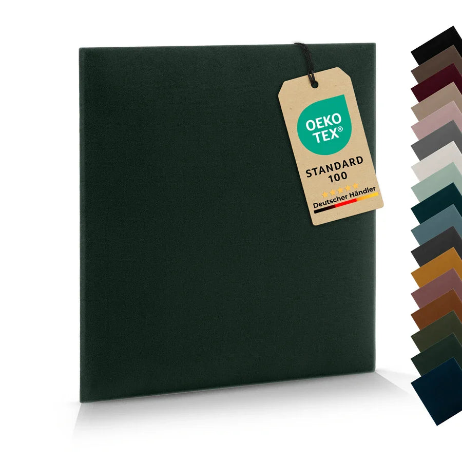 Wandkissen Quadrat | Dunkelgrün T28 Velours