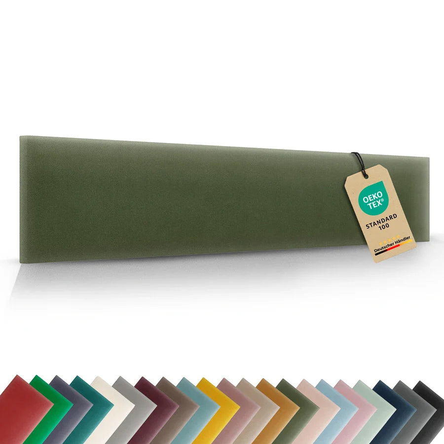 Wandkissen Rechteck | Khaki M09 Samt