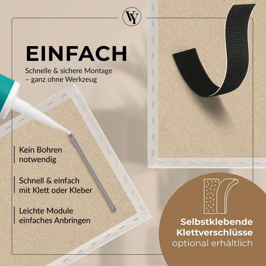 Wandkissen Rechteck | Ecru S04 Öko-Leder