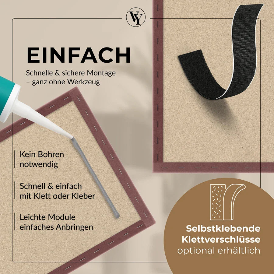 Wandkissen Rechteck | Altrosa T23 Velours