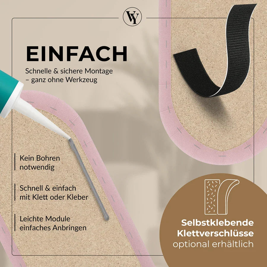 Wandkissen Rundbogen | Rosa M08 Samt