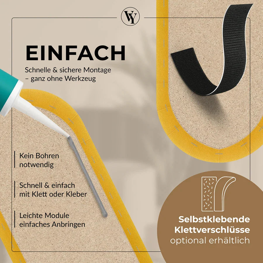 Wandkissen Rundbogen | Gelb M13 Samt