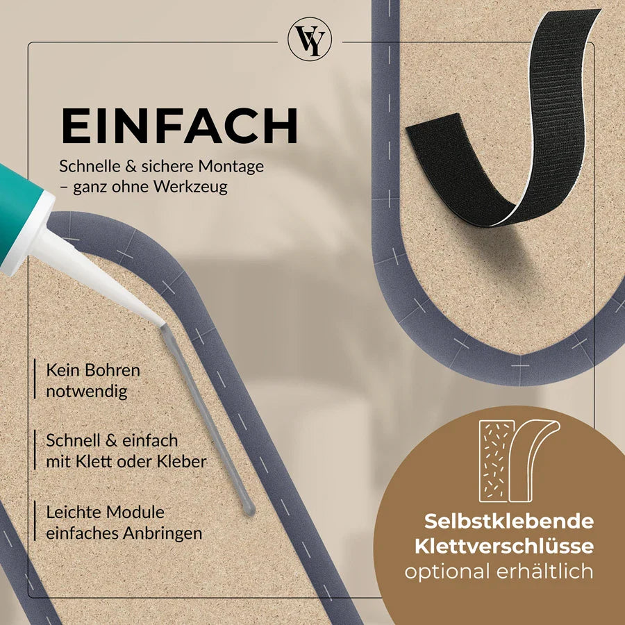 Wandkissen Rundbogen | Dunkellila M20 Samt