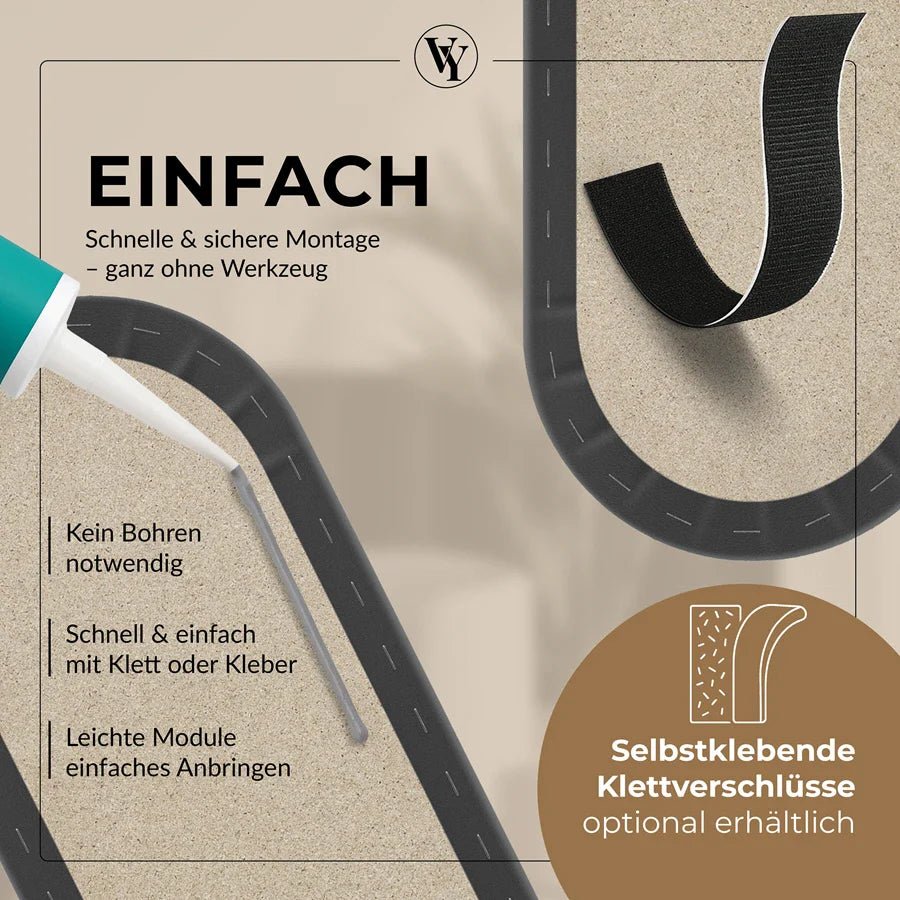 Wandkissen Rundbogen | Anthrazit S02 Öko-Leder