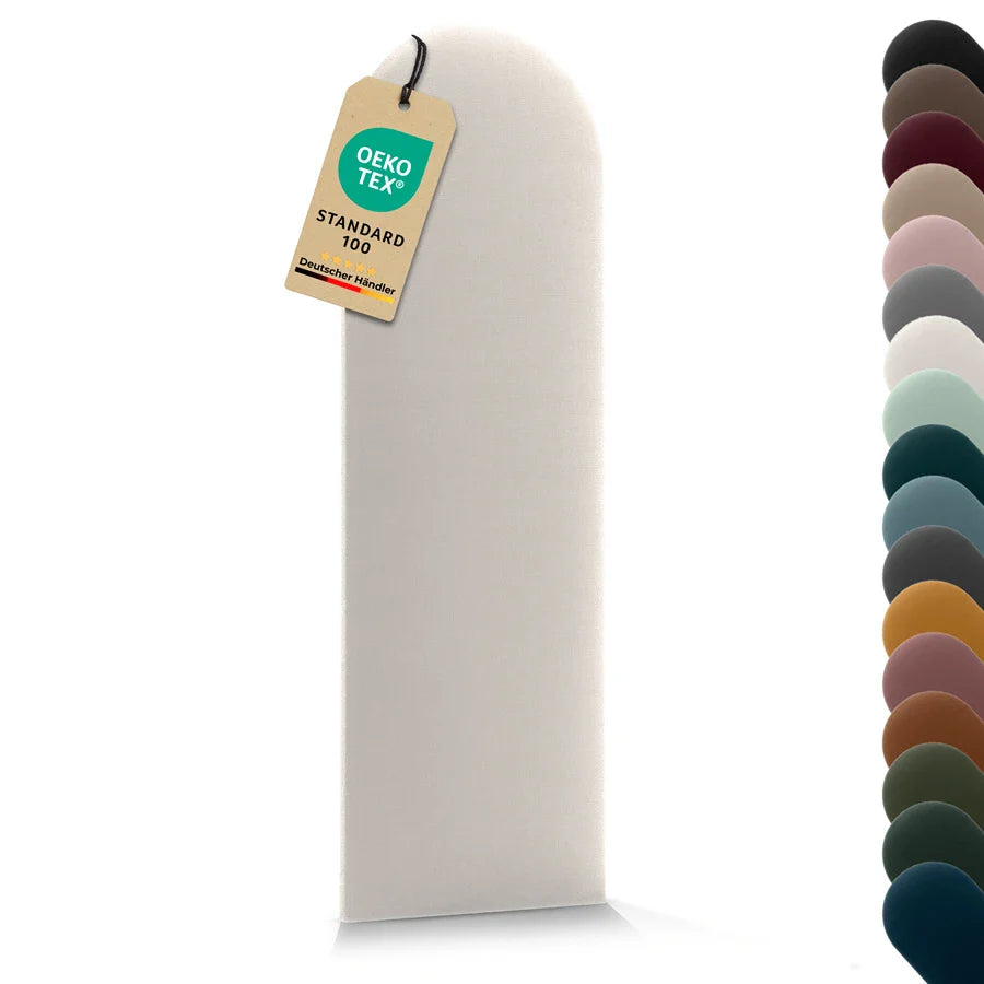 Wandkissen Rundbogen | Ecru T07 Velours