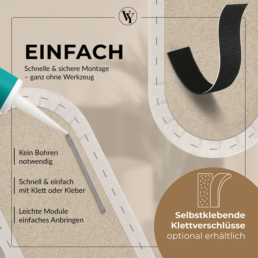 Wandkissen Rundbogen | Ecru T07 Velours