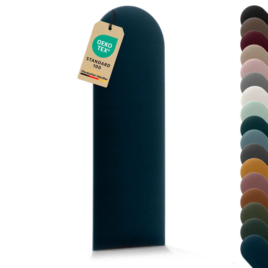 Wandkissen Rundbogen | Marineblau T30 Velours